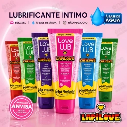 Love Lub LapiLove Lubrificante Corporal Beijável 60g