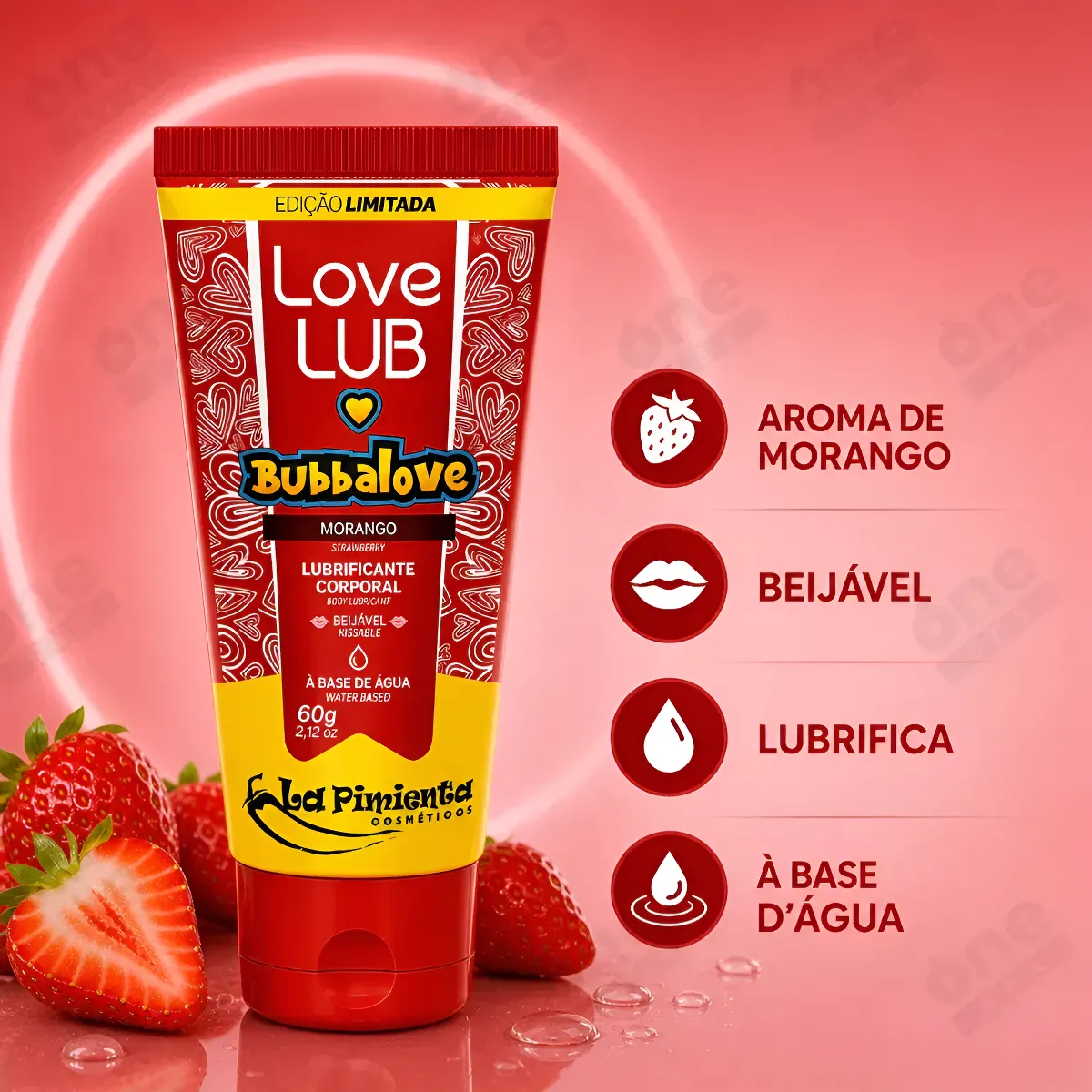 Love Lub LapiLove Lubrificante Corporal Beijável 60g