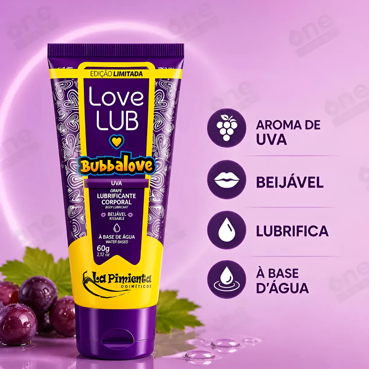 Love Lub LapiLove Lubrificante Corporal Beijável 60g