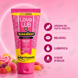 Love Lub LapiLove Lubrificante Corporal Beijável 60g