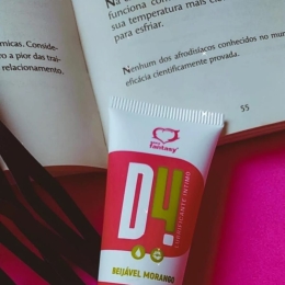 D4 Lubrificante Íntimo Beijável 60G 