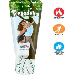 Gel Excitante Feminino Trepadeira 15g Linha Brasileirinhos Hot Flowers