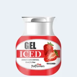 Gel Aromatizado Iced Cereja 35ml Hot Flowers