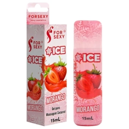 Gel Ice Comestível Saboroso morango ou cereja