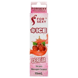 Gel Ice Comestível Saboroso morango ou cereja