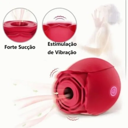 MyRose Rosa Estimuladora de Clitóris com 10 Modos de Pulsação
